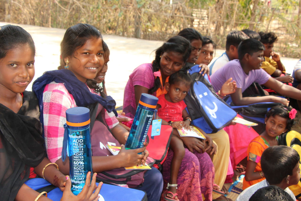 Water bottles are an important add-on as they allow children to drink clean water throughout the day